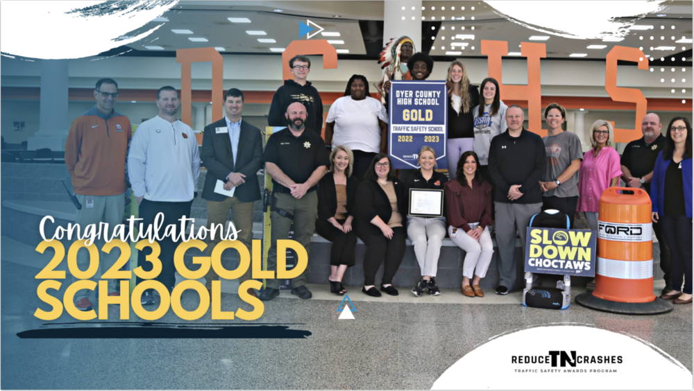 DCHS receives Gold Award for reducing TN crashes this school year 