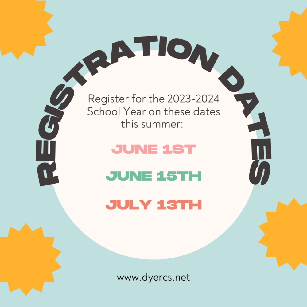 Summer Registration Dates