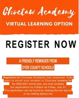 Choctaw Academy Registration