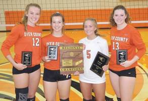 DCHS Volleyball Players Receive Awards