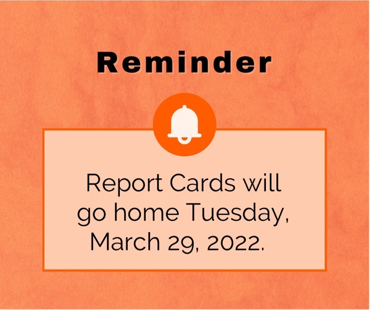 report card reminder